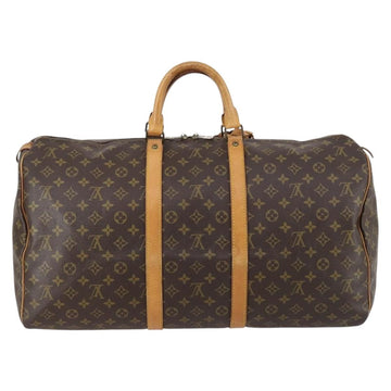 LOUIS VUITTON Monogram Keepall 55 Boston Bag M41424 LV Auth BA6510 - 0
