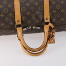 LOUIS VUITTON Monogram Keepall 55 Boston Bag M41424 LV Auth BA6510-7