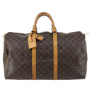 LOUIS VUITTON Monogram Keepall 50 Boston Bag M41426 LV Auth BA6511-13