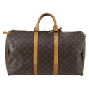 LOUIS VUITTON Monogram Keepall 50 Boston Bag M41426 LV Auth BA6511-2