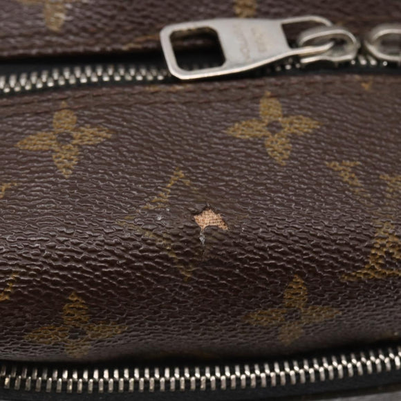 LOUIS VUITTON Monogram Macassar Trousse Toilette Bag M40378 LV Auth BA6513