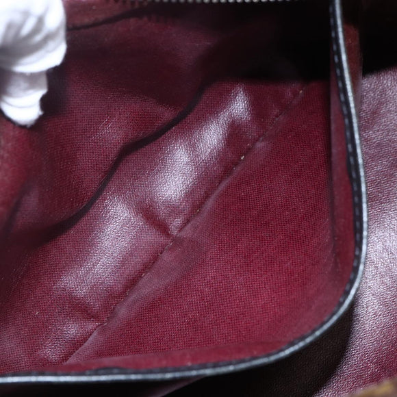 LOUIS VUITTON Monogram Macassar Trousse Toilette Bag M40378 LV Auth BA6513