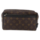 LOUIS VUITTON Monogram Macassar Trousse Toilette Bag M40378 LV Auth BA6513-13