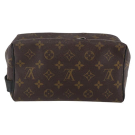 LOUIS VUITTON Monogram Macassar Trousse Toilette Bag M40378 LV Auth BA6513 - 0