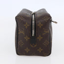 LOUIS VUITTON Monogram Macassar Trousse Toilette Bag M40378 LV Auth BA6513-3