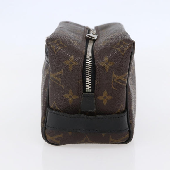 LOUIS VUITTON Monogram Macassar Trousse Toilette Bag M40378 LV Auth BA6513