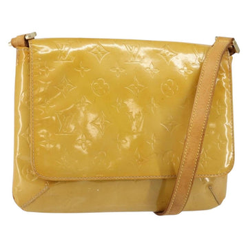 LOUIS VUITTON Monogram Vernis Thompson Street Bag Beige M91301 LV Auth BA6514