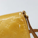 LOUIS VUITTON Monogram Vernis Thompson Street Bag Beige M91301 LV Auth BA6514-9