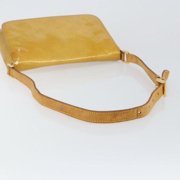 LOUIS VUITTON Monogram Vernis Thompson Street Bag Beige M91301 LV Auth BA6514