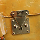 LOUIS VUITTON Monogram Vernis Spring Street Hand Bag Gris M91029 LV Auth BA6515-18