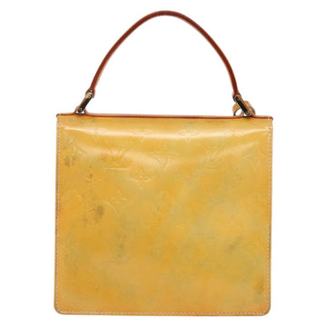 LOUIS VUITTON Monogram Vernis Spring Street Hand Bag Gris M91029 LV Auth BA6515 - 0