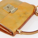 LOUIS VUITTON Monogram Vernis Spring Street Hand Bag Gris M91029 LV Auth BA6515-6