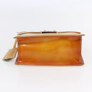 LOUIS VUITTON Monogram Vernis Spring Street Hand Bag Gris M91029 LV Auth BA6515-5