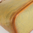 LOUIS VUITTON Monogram Vernis Houston Hand Bag Gris M91053 LV Auth BA6519-14