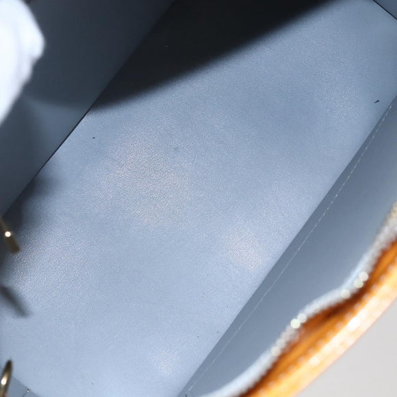 LOUIS VUITTON Monogram Vernis Houston Hand Bag Gris M91053 LV Auth BA6519