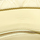 LOUIS VUITTON Monogram Vernis Houston Hand Bag Lime Yellow M91055 LV Auth BA6520-20