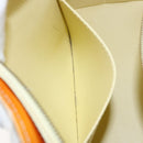 LOUIS VUITTON Monogram Vernis Houston Hand Bag Lime Yellow M91055 LV Auth BA6520-24