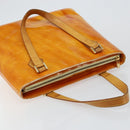 LOUIS VUITTON Monogram Vernis Houston Hand Bag Lime Yellow M91055 LV Auth BA6520-6