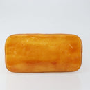 LOUIS VUITTON Monogram Vernis Houston Hand Bag Lime Yellow M91055 LV Auth BA6520-5