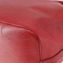 LOUIS VUITTON Epi Petit Noe Shoulder Bag Red M44107 LV Auth BA6525-15
