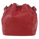 LOUIS VUITTON Epi Petit Noe Shoulder Bag Red M44107 LV Auth BA6525-2