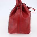 LOUIS VUITTON Epi Petit Noe Shoulder Bag Red M44107 LV Auth BA6525-3
