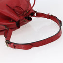 LOUIS VUITTON Epi Petit Noe Shoulder Bag Red M44107 LV Auth BA6525-7