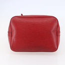 LOUIS VUITTON Epi Petit Noe Shoulder Bag Red M44107 LV Auth BA6525-5