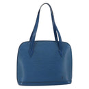 LOUIS VUITTON Epi Lussac Shoulder Bag Blue M52285 LV Auth BA6528-1