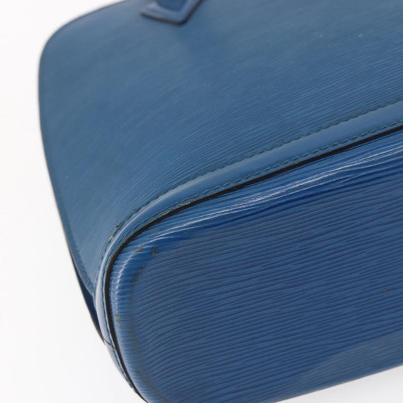 LOUIS VUITTON Epi Lussac Shoulder Bag Blue M52285 LV Auth BA6528