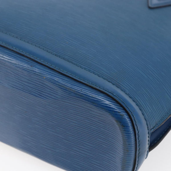 LOUIS VUITTON Epi Lussac Shoulder Bag Blue M52285 LV Auth BA6528