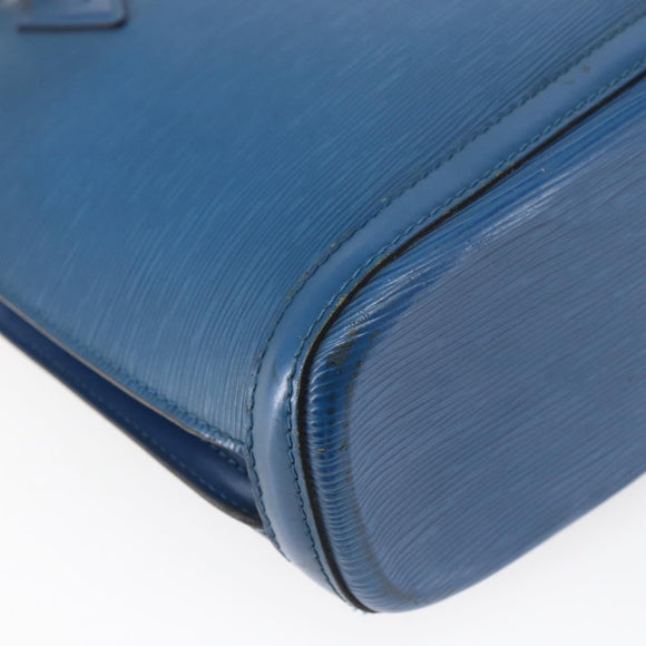 LOUIS VUITTON Epi Lussac Shoulder Bag Blue M52285 LV Auth BA6528