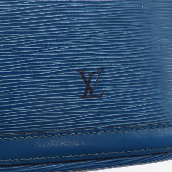 LOUIS VUITTON Epi Lussac Shoulder Bag Blue M52285 LV Auth BA6528