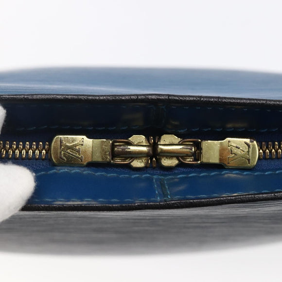 LOUIS VUITTON Epi Lussac Shoulder Bag Blue M52285 LV Auth BA6528