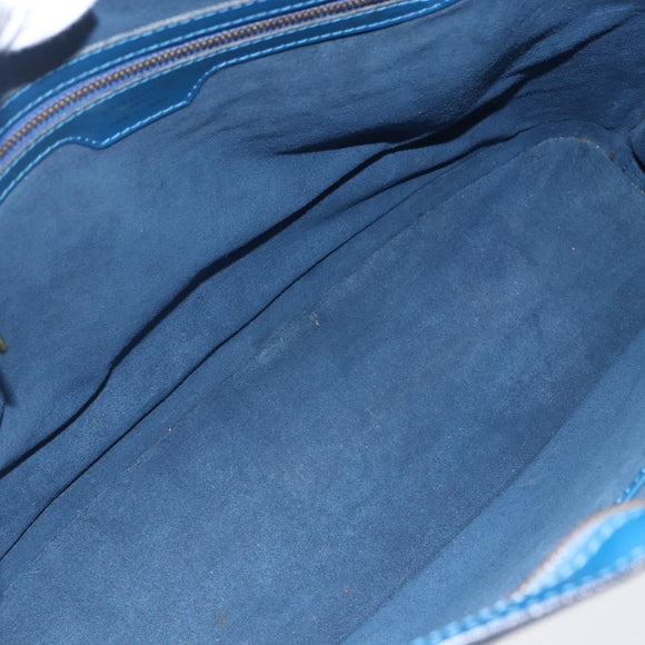 LOUIS VUITTON Epi Lussac Shoulder Bag Blue M52285 LV Auth BA6528