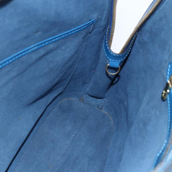 LOUIS VUITTON Epi Lussac Shoulder Bag Blue M52285 LV Auth BA6528