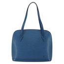 LOUIS VUITTON Epi Lussac Shoulder Bag Blue M52285 LV Auth BA6528-13