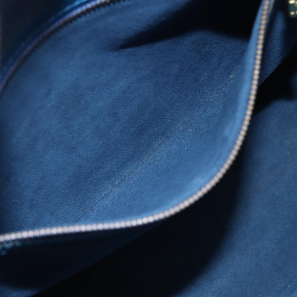 LOUIS VUITTON Epi Lussac Shoulder Bag Blue M52285 LV Auth BA6528