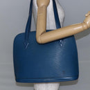 LOUIS VUITTON Epi Lussac Shoulder Bag Blue M52285 LV Auth BA6528-23