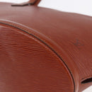 LOUIS VUITTON Epi Saint Jacques Shopping Bag Brown M52263 LV Auth BA6529-9
