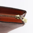 LOUIS VUITTON Epi Saint Jacques Shopping Bag Brown M52263 LV Auth BA6529-10