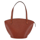 LOUIS VUITTON Epi Saint Jacques Shopping Bag Brown M52263 LV Auth BA6529-13