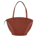 LOUIS VUITTON Epi Saint Jacques Shopping Bag Brown M52263 LV Auth BA6529-2