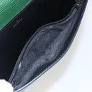 LOUIS VUITTON Epi Porte Documents Bandouliere Briefcase Green M54464 Auth BA6530-11
