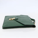 LOUIS VUITTON Epi Porte Documents Bandouliere Briefcase Green M54464 Auth BA6530-4