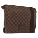 LOUIS VUITTON Damier Ebene Brooklyn MM Shoulder Bag N51211 LV Auth BA6531-1
