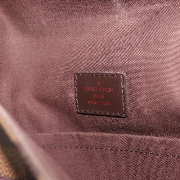 LOUIS VUITTON Damier Ebene Brooklyn MM Shoulder Bag N51211 LV Auth BA6531