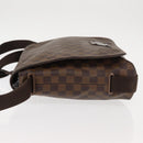 LOUIS VUITTON Damier Ebene Brooklyn MM Shoulder Bag N51211 LV Auth BA6531-4
