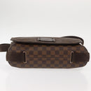LOUIS VUITTON Damier Ebene Brooklyn MM Shoulder Bag N51211 LV Auth BA6531-5