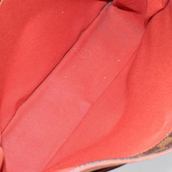 LOUIS VUITTON Damier Ebene Bastille Shoulder Bag N45258 LV Auth BA6532